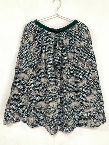 [ marble SUD ] ROJIURA CATS 고양이 패턴 스커트