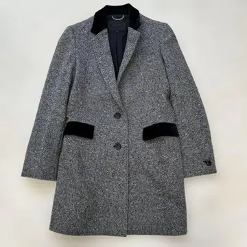 UNTITLED 트위드 체스터 코트 사이즈 2