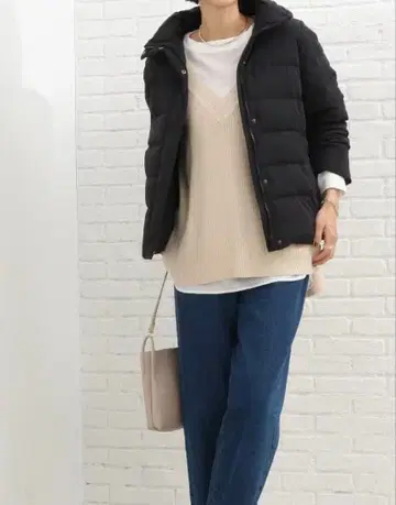 슈라루 베이직 다운 자켓 발수 가공 M 블랙