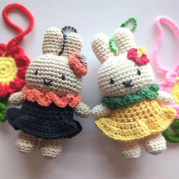 핸드메이드 키링 키참 미피풍 Miffy