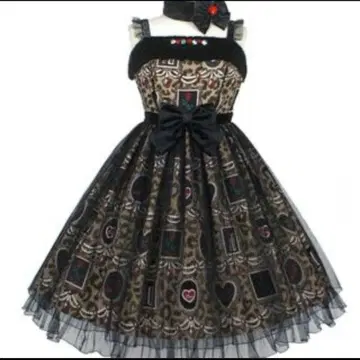 Angelic Pretty Girly Leopard 점프 스커트