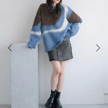 [ LOWRYSFARM ] 뉴앙스 패턴 니트 풀오버