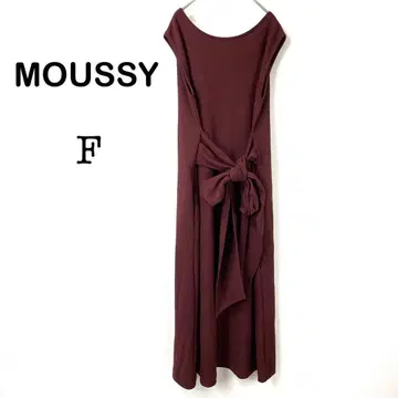 [ 마우지 ] 슬리브리스 원피스 허리 리본 A라인 스타일 F