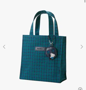 파밀리아 토트백 블루 계열 파밀리아 체크