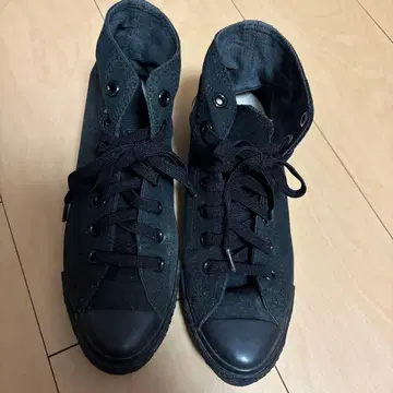 Converse ALL STAR 23.5 블랙 하이컷 스니커즈