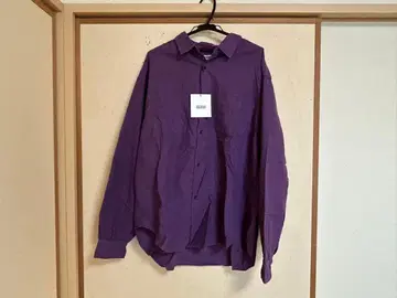 SPELLBOUND 퍼플 긴팔 플란넬 셔츠