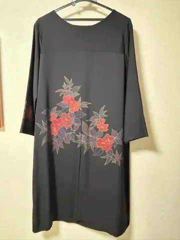 에바오리 기모노 리메이크 원피스 무릎 기장