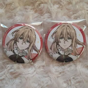 쿄애니의 세계전 캔뱃지 바이올렛