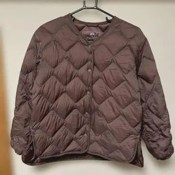 새상품급 UNIQLO 울트라 라이트 다운 S 사이즈 브라운 유니클로