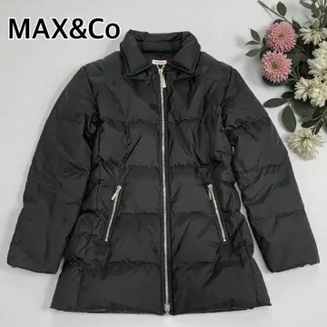 MAX&Co 맥스앤코 블랙 다운 자켓 다운 코트