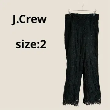 J.Crew 블랙 레이스 팬츠 사이즈 2