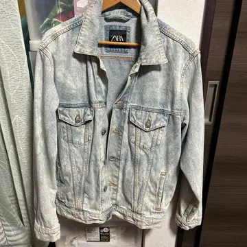 ZARA 데님 자켓 라이트 블루