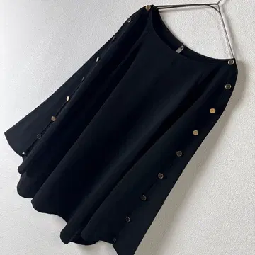 ANAYI 아나이 오피스 외출 풀오버 오샤레기 블랙 골드