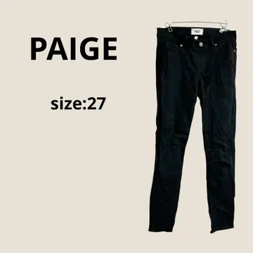 PAIGE 스키니 데님 블랙 27
