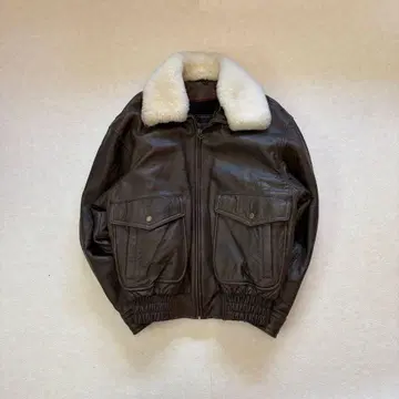 D'HOMME A HOMME 플라이트 자켓 램 가죽 퍼 탈부착 가능