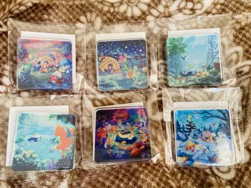 포켓몬 쓰리 아크릴 마그넷 전 6종 컴플리트 세트