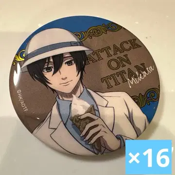 진격의 거인 미카사 메탈릭 캔뱃지 복권 메이트