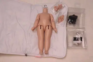 Chicabi 튜브 바디 라떼 피부 핸드 부품 파우치 신발 2켤레