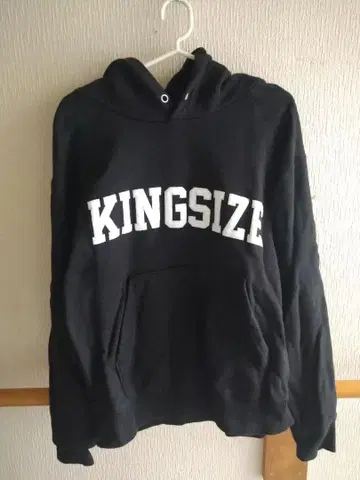 KINGSIZE 블랙 후드티 킹사이즈 초야구단