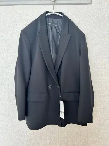 ZARA 블랙 테일러드 자켓 L
