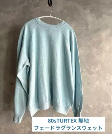 [ regular used ] 80s TURTEX 페이드 래글런 맨투맨