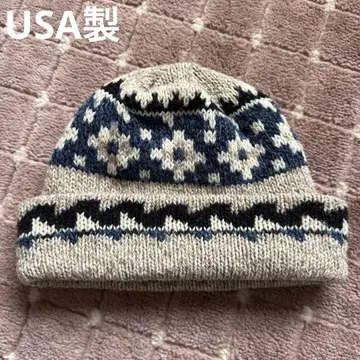구제 의류 90s 니트 모자 미국제 울 니트 캡