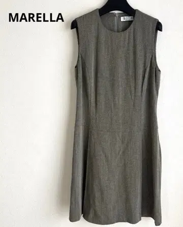 MARELLA 마레라 슬리브리스 그레이 원피스 이탈리아제