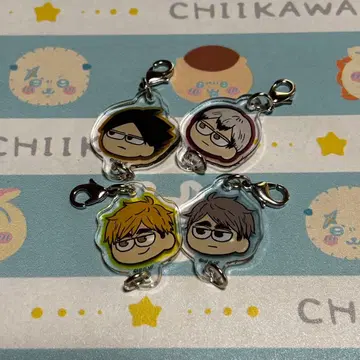 하이큐!! 지로리 트레이딩 이어지는 아크릴 참 이나리자키