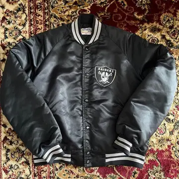 USA제 RAIDERS Chalk Line 바시티 자켓 M 사이즈