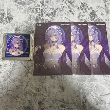 명조 Yogoods 잠의 노래 엽서 캔뱃지 칸타렐라 공식 정품