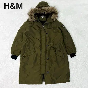 [ 새상품급 ] H&M 에이치앤엠 모즈 코트 밀리터리 빅 사이즈