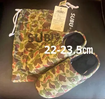 [미사용 새상품] SUBU 덕 카모 DUCK CAMO 22-23.5cm