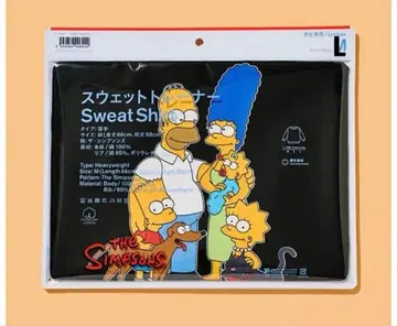 미사용 새상품 미개봉 심슨 훼미리마트 한정판 맨투맨 트레이닝복