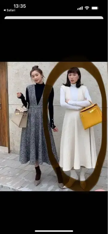 birthdaybash 트위드 원피스 화이트