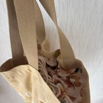 빌라봉 BILLABONG 로고 복조리 토트백 비치백 베이지