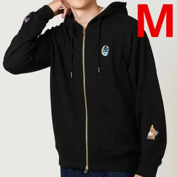 죠죠의 기묘한 모험 그라니프 호위팀 모티브 쭈리 지퍼 후드티 M