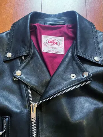 JAMES GROSE 뉴 마닐라 양가죽 38 더블 라이더스 새상품급