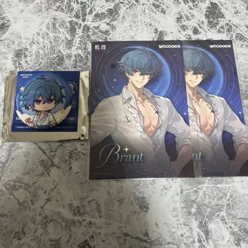 명조 Yogoods 잠자는 노래 엽서 캔뱃지 브란트 공식 정품