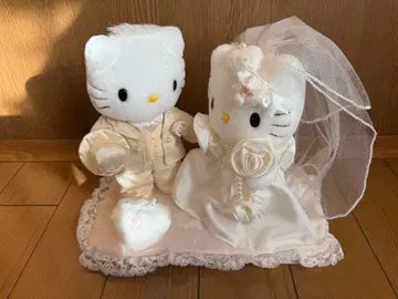 헬로키티 웨딩 인형 카츠라 유미 웰컴돌