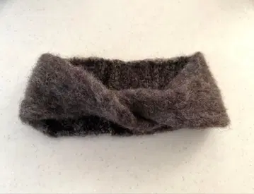 nine tailor 알파카 니트 헤어밴드