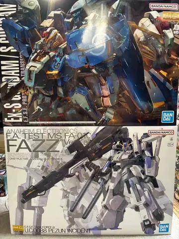 [ 미조립 ] MG 1/100 Ex-S 건담 FAZZ 센티넬 세트 2