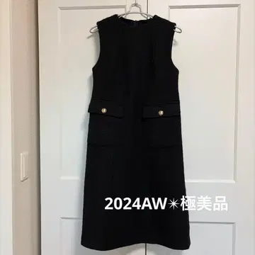 M-PREMIER 엠프리미어 슬리브리스 원피스 무릎 기장 34