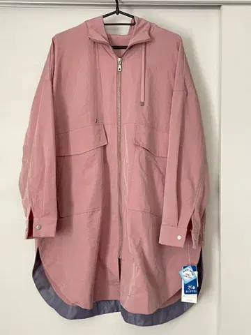 새상품!택 포함!노아제 NOA-GE 핑크 후드 부착 자켓 M