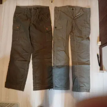 할리우드 마켓 저먼 크로스 카고 팬츠 2장 세트 판매