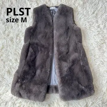 PLST 워셔블 에코 퍼 베스트