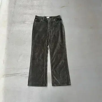 00s L.L.BEAN 몰스킨 벨로아 스트레이트 팬츠 모스그린