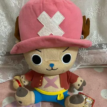 택 포함 원피스 초파 봉제 인형