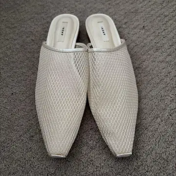 새상품급! Ameri 아메리 메쉬 플랫 뮬