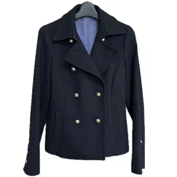 [새상품급] ANAYI P코트 숏 기장 더블 버튼 블랙