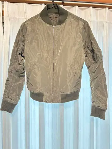 여성용 MA-1 스타일 블루종